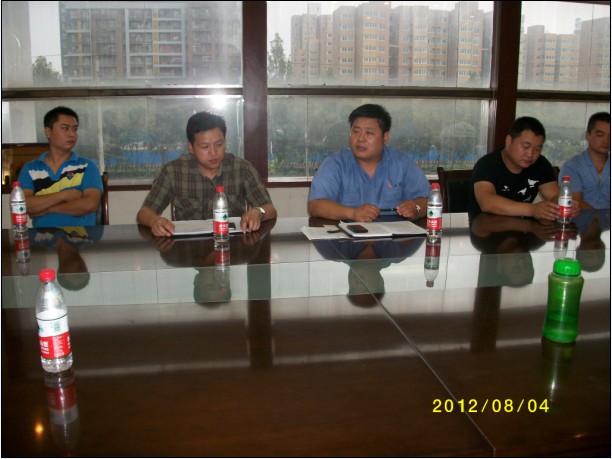 公司召開攪拌車安全會議2012-9-26