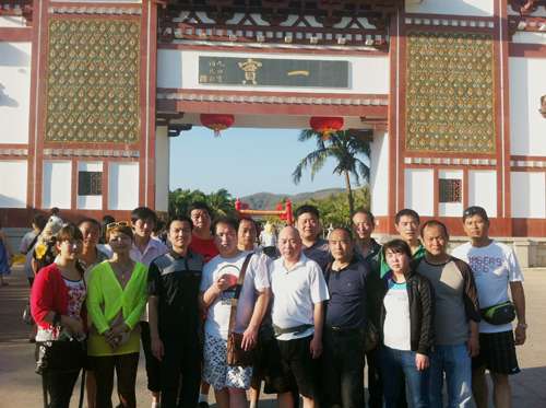公司組織2012年度先進個人去海南三亞旅游